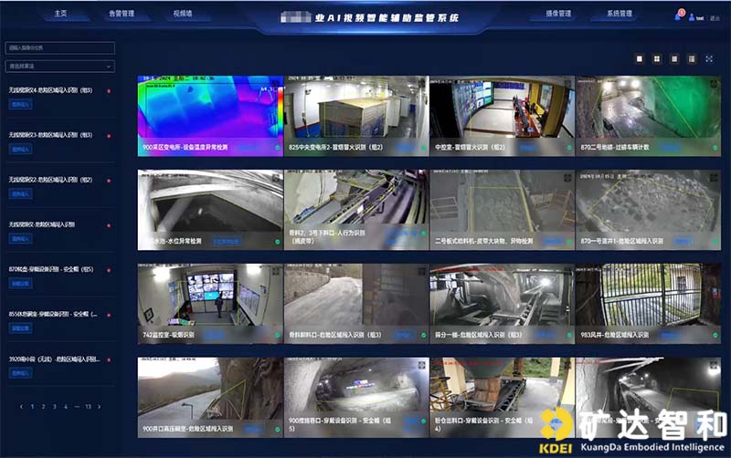 矿山AI视频监控系统 - 矿达智和智能矿山设备