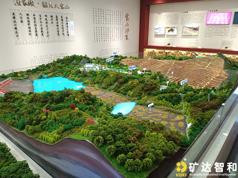 矿山沙盘开启智能机器人新模式,打造大宝山矿业新名片